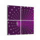 10257K4 Abstract Girdap Görsel Kare 4'lü Kanvas Tablo