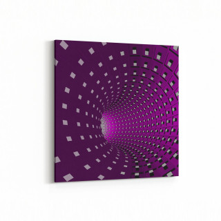 10257K Abstract Girdap Görsel Kare Kanvas Tablo