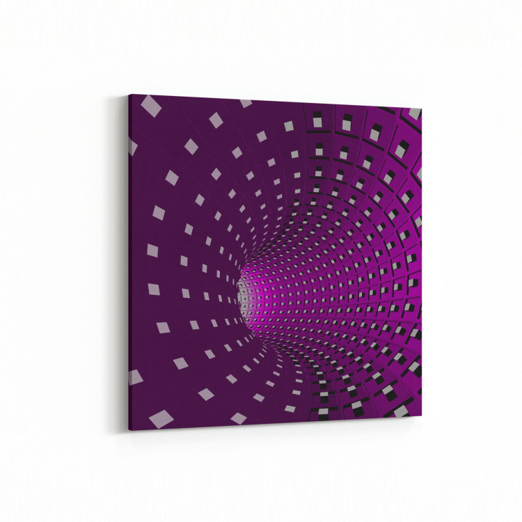 10257K Abstract Girdap Görsel Kare Kanvas Tablo