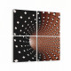10259K4 Abstract Girdap Görsel Kare 4'lü Kanvas Tablo