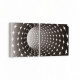 10263K2Y Abstract Girdap Görsel Kare 2'li Yatay Kanvas Tablo