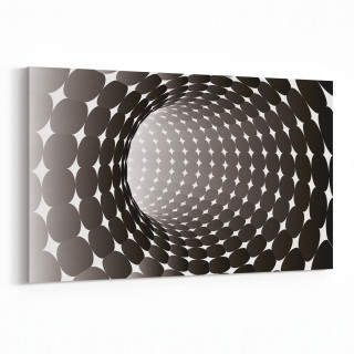 10263Y Abstract Girdap Görsel Yatay Kanvas Tablo