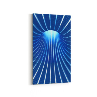 10265DD Abstract Girdap Görsel Dikey Dar Kanvas Tablo