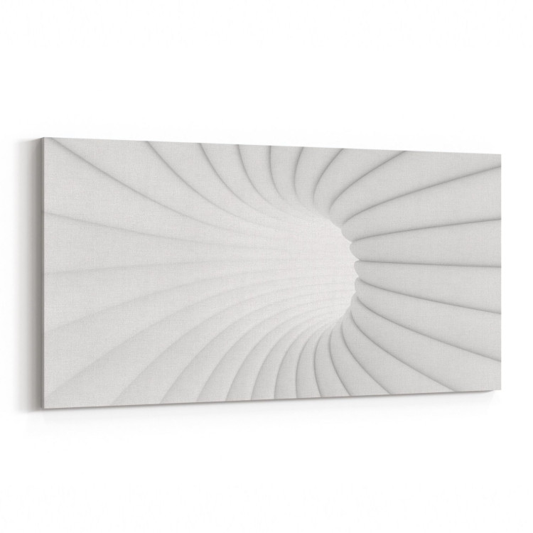 10269YD Abstract Girdap Görsel Yatay Dar Kanvas Tablo