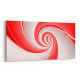10271YD Abstract Girdap Görsel Yatay Dar Kanvas Tablo