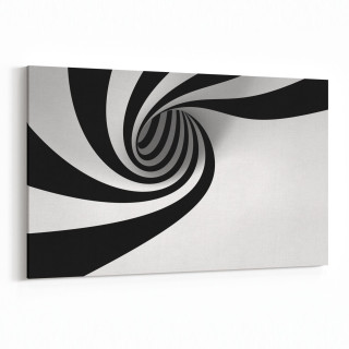 10276Y Abstract Girdap Görsel Yatay Kanvas Tablo