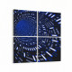 10278K4 Abstract Girdap Görsel Kare 4'lü Kanvas Tablo