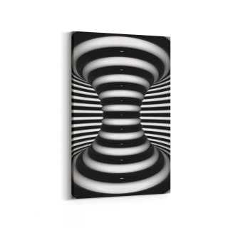 10280D Abstract Girdap Görsel Dikey Kanvas Tablo