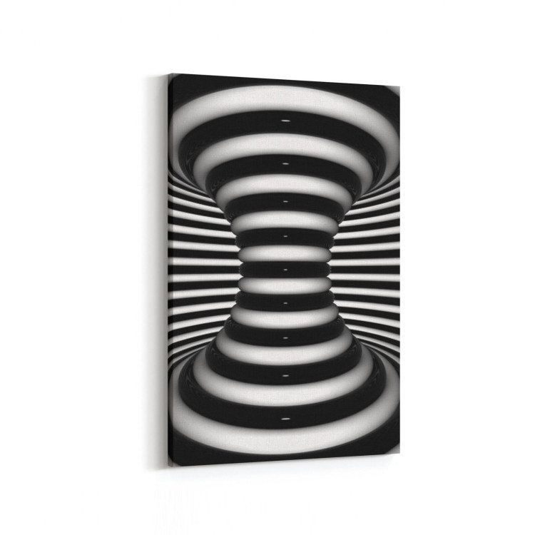 10280D Abstract Girdap Görsel Dikey Kanvas Tablo