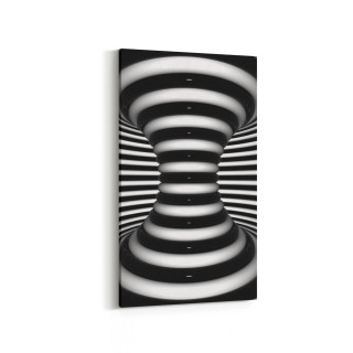 10280DD Abstract Girdap Görsel Dikey Dar Kanvas Tablo