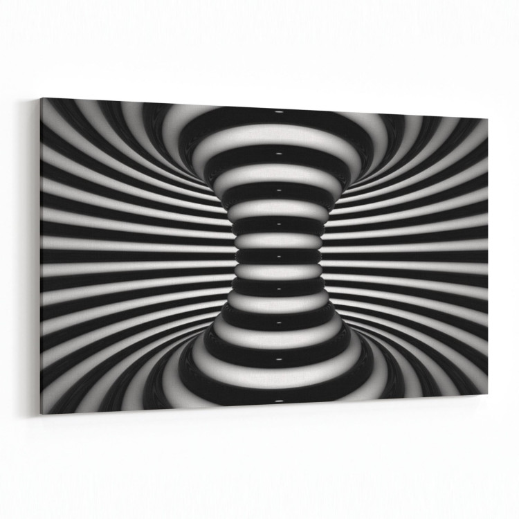 10280Y Abstract Girdap Görsel Yatay Kanvas Tablo