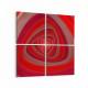 10282K4 Abstract Girdap Görsel Kare 4'lü Kanvas Tablo
