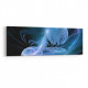 10361YI Abstract Görsel Yatay İnce Kanvas Tablo