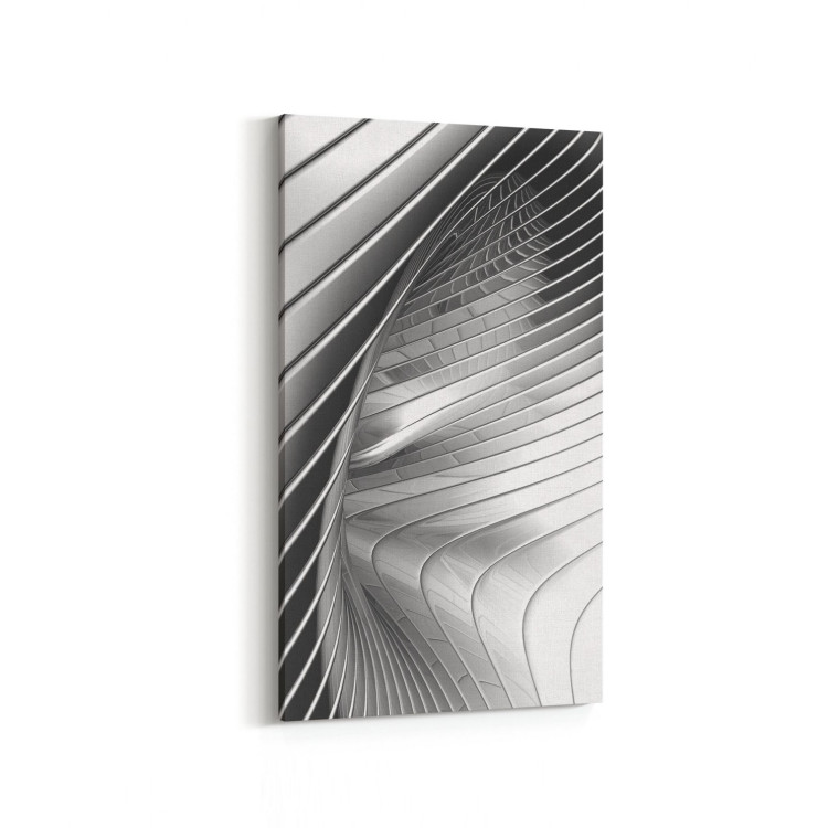 10370DD Abstract Görsel Dikey Dar Kanvas Tablo