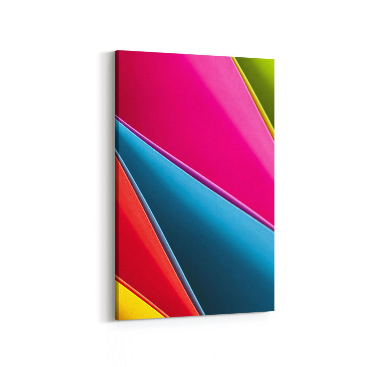 10382D Abstract Görsel Dikey Kanvas Tablo