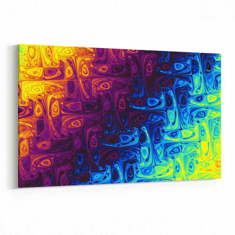 10387Y Abstract Görsel Yatay Kanvas Tablo