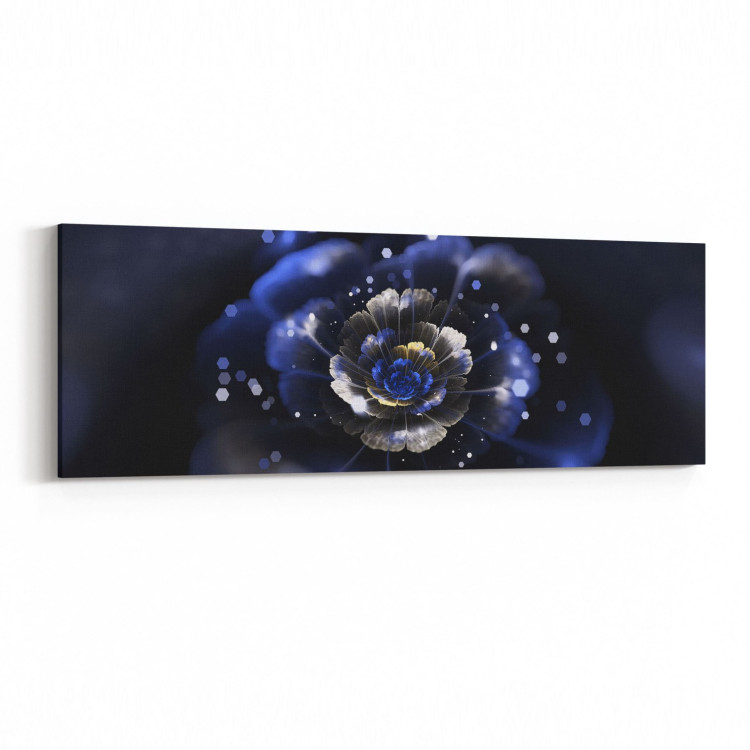 10391YI Abstract Görsel Yatay İnce Kanvas Tablo