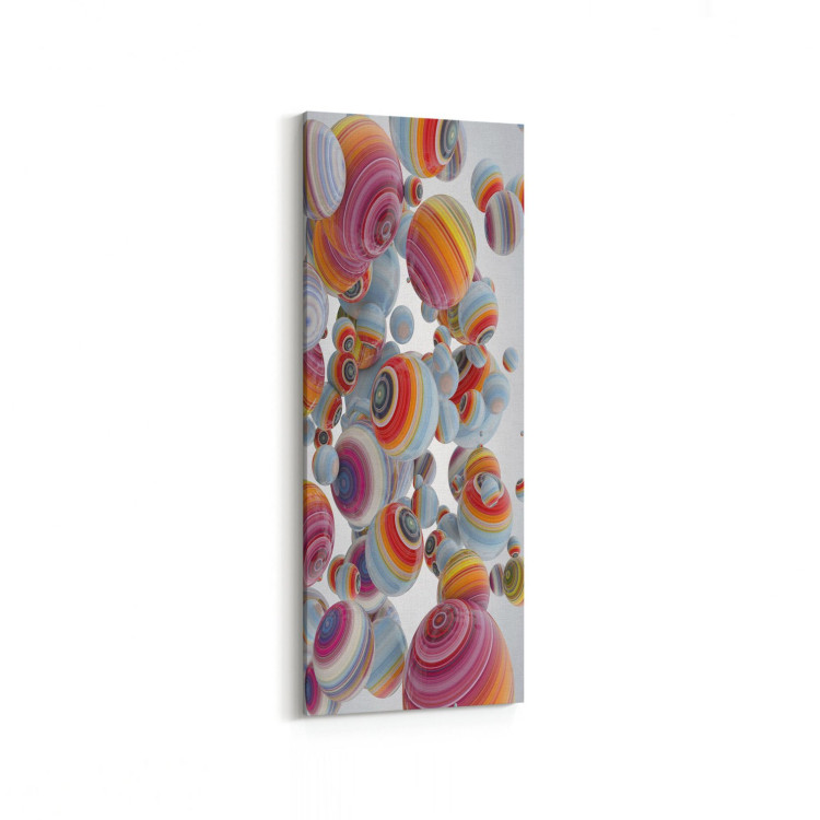 10392DI Abstract Görsel Dikey İnce Kanvas Tablo
