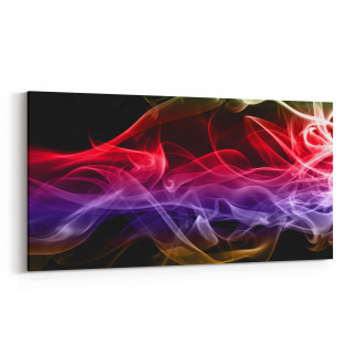 10399YD Abstract Görsel Yatay Dar Kanvas Tablo