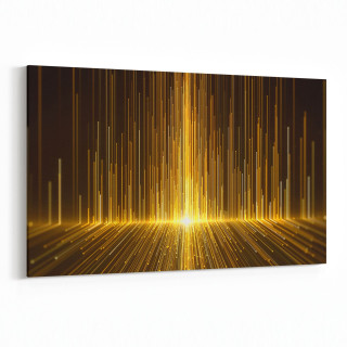 10414Y Abstract Görsel Yatay Kanvas Tablo