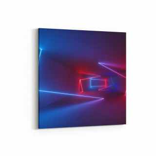 10423K Abstract Tünel Görsel Kare Kanvas Tablo