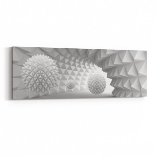 10429YI Abstract Tünel Görsel Yatay İnce Kanvas Tablo