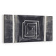 10434YD Abstract Tünel Görsel Yatay Dar Kanvas Tablo