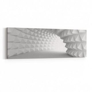 10439YI Abstract Tünel Görsel Yatay İnce Kanvas Tablo