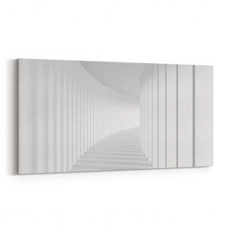 10444YD Abstract Tünel Görsel Yatay Dar Kanvas Tablo