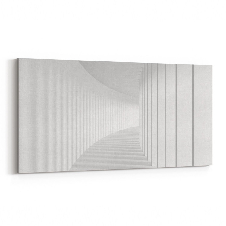 10444YD Abstract Tünel Görsel Yatay Dar Kanvas Tablo