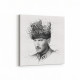 12406K Mustafa Kemal Atatürk Kare Kanvas Tablo