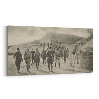 12415YD Mustafa Kemal Atatürk Yatay Dar Kanvas Tablo