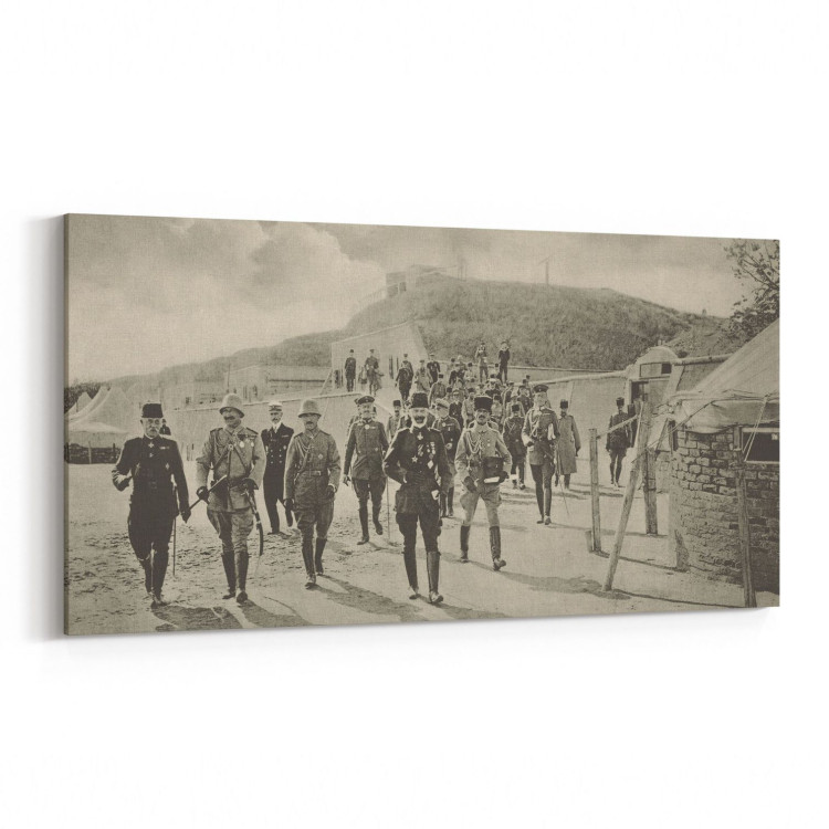 12415YD Mustafa Kemal Atatürk Yatay Dar Kanvas Tablo