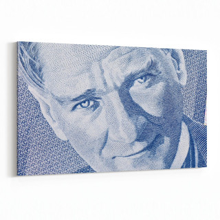 12416Y Mustafa Kemal Atatürk Yatay Kanvas Tablo