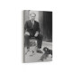12418DD Mustafa Kemal Atatürk Dikey Dar Kanvas Tablo
