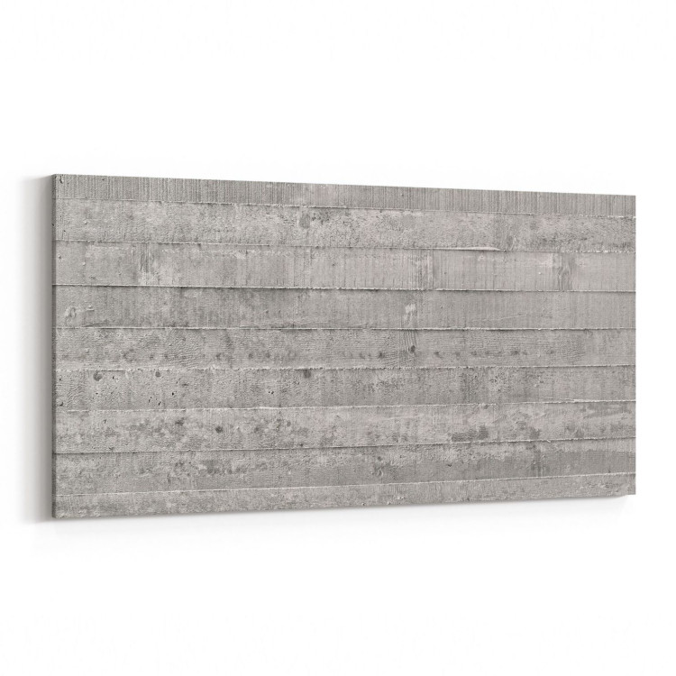 12441YD Beton Görseli Yatay Dar Kanvas Tablo
