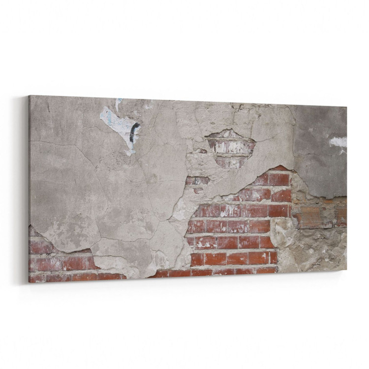 12448YD Beton Görseli Yatay Dar Kanvas Tablo