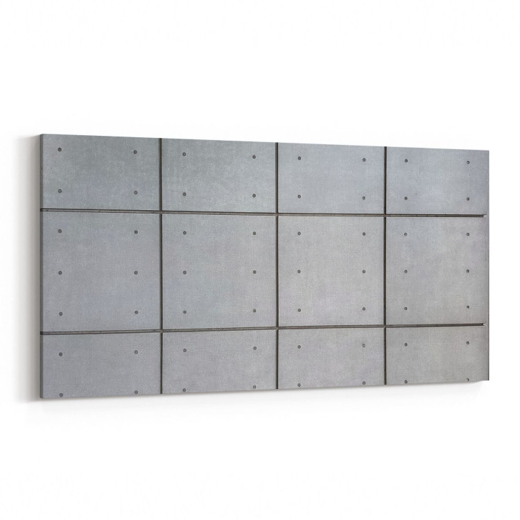12452YD Beton Görseli Yatay Dar Kanvas Tablo