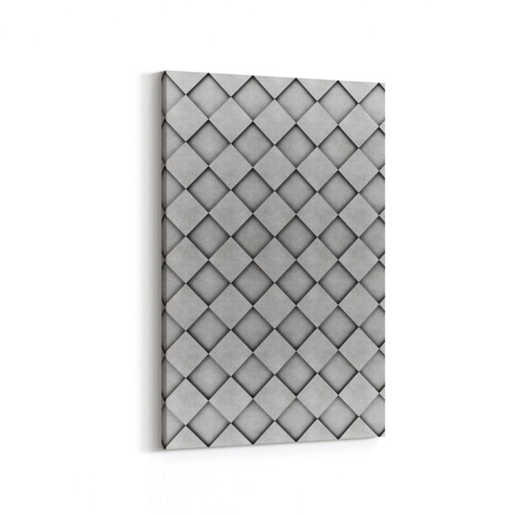 12456D Beton Görseli Dikey Kanvas Tablo