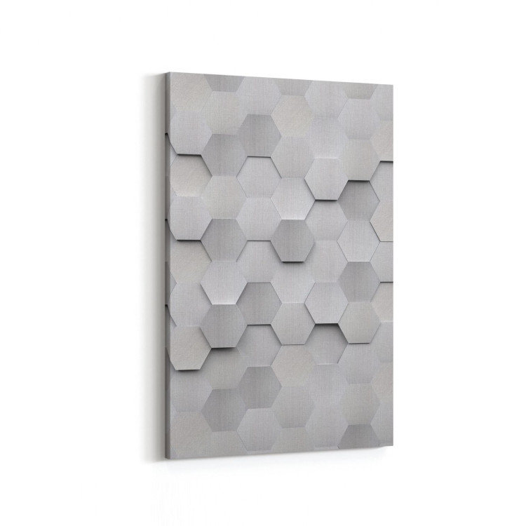 14940D Geometrik Desen Görseli Dikey Kanvas Tablo