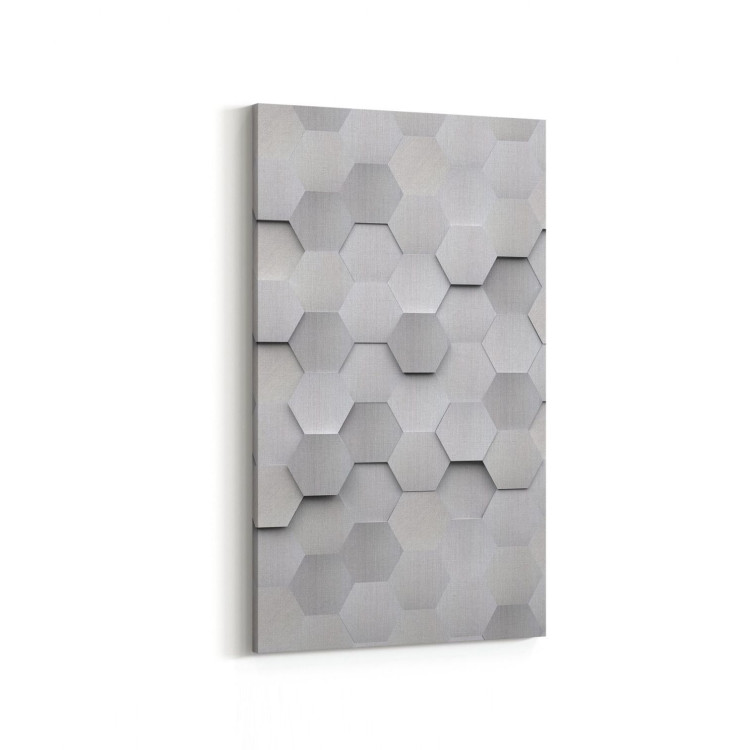 14940DD Geometrik Desen Görseli Dikey Dar Kanvas Tablo