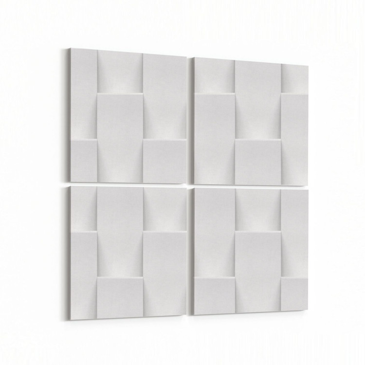 14941K4 Geometrik Desen Görseli Kare 4'lü Kanvas Tablo