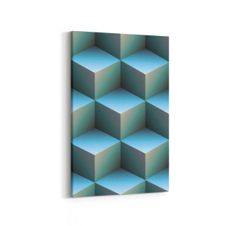 14946D Geometrik Desen Görseli Dikey Kanvas Tablo
