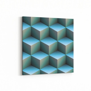 14946K Geometrik Desen Görseli Kare Kanvas Tablo