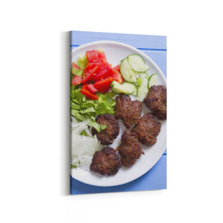 15296D Gıda Görseli Dikey Kanvas Tablo