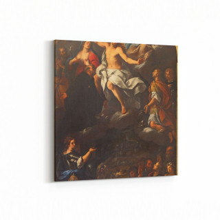 16276K Heykel / Sanat Görseli Kare Kanvas Tablo