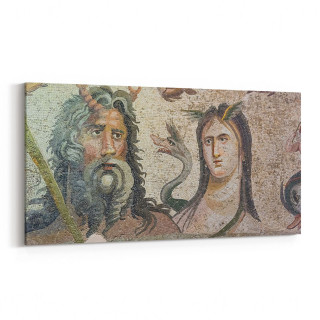 16289YD Heykel / Sanat Görseli Yatay Dar Kanvas Tablo