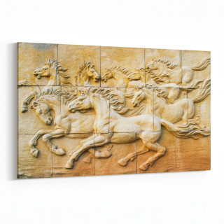 16295Y Heykel / Sanat Görseli Yatay Kanvas Tablo