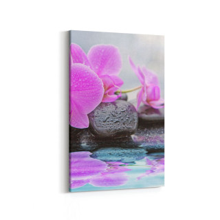 17035D Spa / Masaj Görseli Dikey Kanvas Tablo