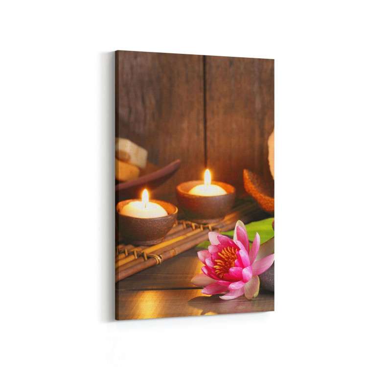 17063D Spa / Masaj Görseli Dikey Kanvas Tablo